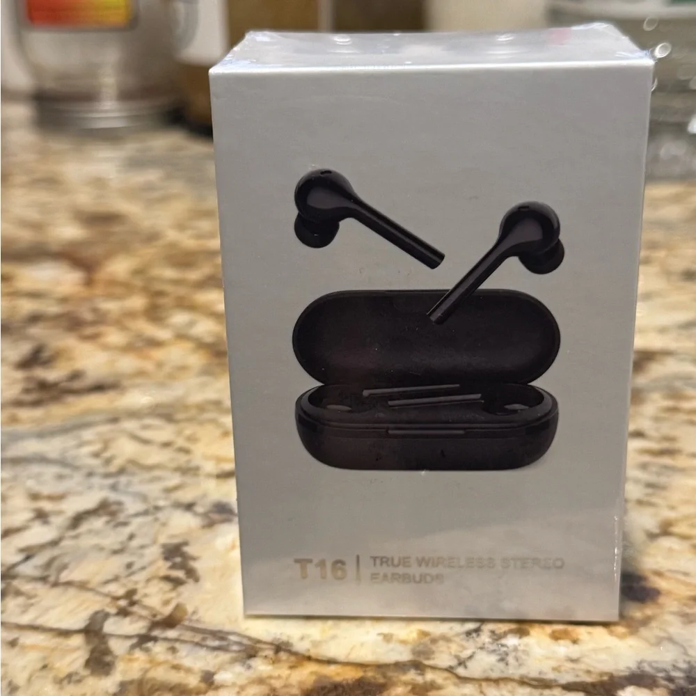 T16 True Wireless Stereo Earbuds - Black